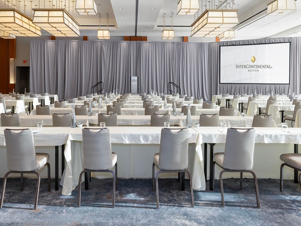 Ballroom using the presentation setup 